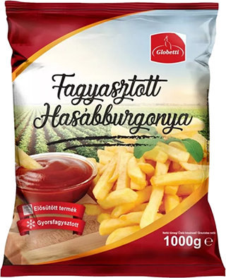 Fagyasztott hasábburgonya 1000 g Globetti  Foltin