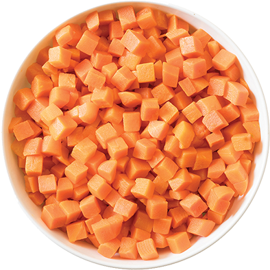 Fagyasztott sárgarépa kocka 2500g Jégtrade