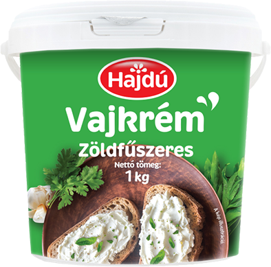Kőröstej Hajdú vajkrém zöldfűszeres 1000 g