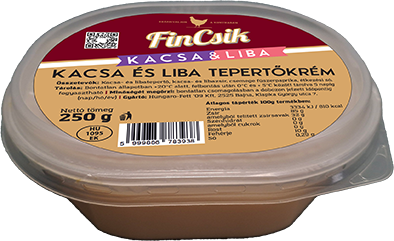Fincsik kacsa és liba tepertőkrém 250 g