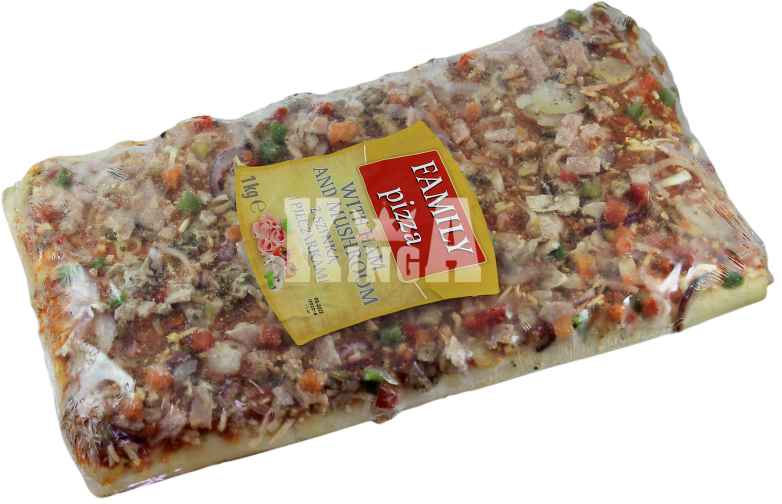 Kinga Pizza family sonka-gomba 1000 g