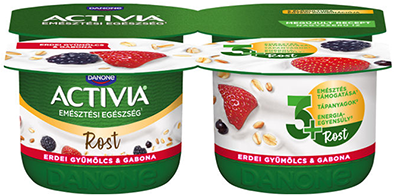 Danone Activia joghurt erdei gyülölcs-gabona 4*120 g