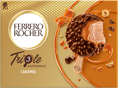 Ferrero Rocher ice cream mogyoró-sós karamell 3×60 ml