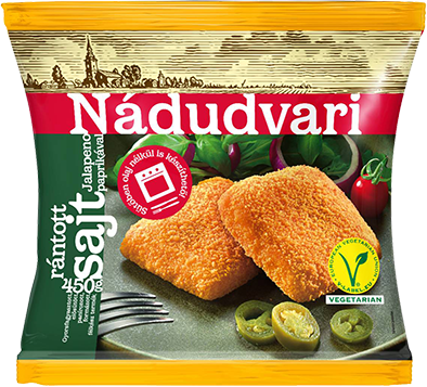 Nádudvari Rántott sajt jalapeno paprikával 450 g