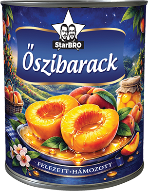 StarBRO Őszibarack felezett 820 g