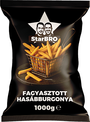 StarBRO mirelit hasábburgonya 10*10 mm C 1000 g