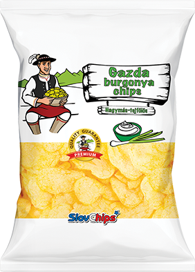 Gazda Burgonyachips prémium hagymás-tejfölös 50 g