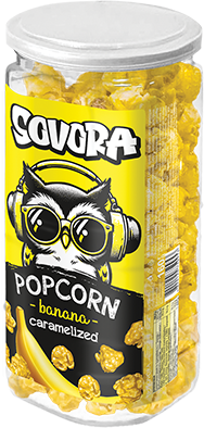 Karamellizált popcorn banános 60 g
