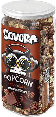 Karamellizált popcorn csokis 60 g