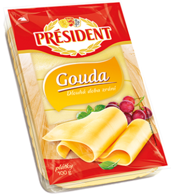 Lactalis President Gouda sajt szeletelt 100 g