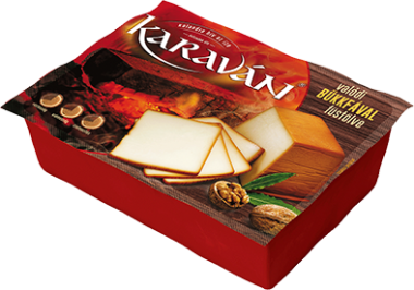 Karaván sajt tömb felezett