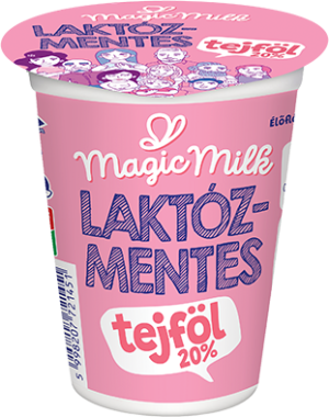 Naszálytej Magic Milk Laktózmentes Tejföl 20% 150 g