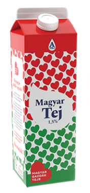 Alföldi Tej Magyar Tej ESL Dobozos tej 1,5 % 1 l