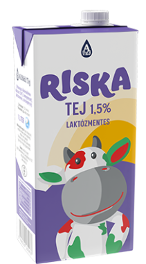 Alföldi Tej Riska laktózmentes UHT tej 1,5% 1 l