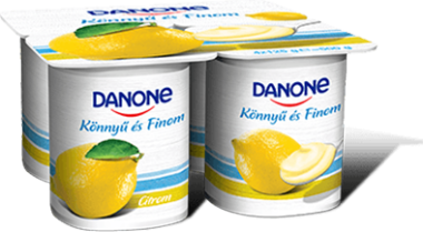 Danone Joghurt citrom 4*125 g