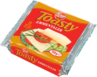 Zott Toasty emmentaler sajtszelet 150 g