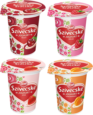 Zott szivecske joghurt 125 g