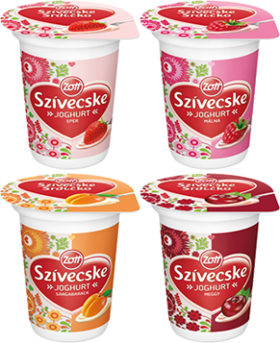 Zott Szivecske joghurt vegyesen 315 g