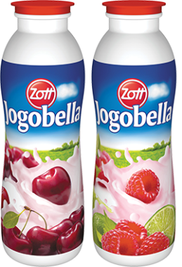 Zott Jogobella joghurtital meggy/málna-limette 250 g