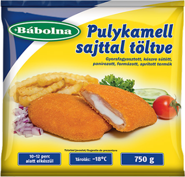 Bábolna Pulykamell szelet sajttal töltve 750 g