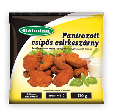 Bábolna Rántott csípős csirkeszárny 720 g