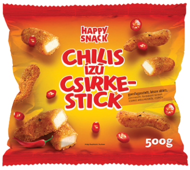 Happy Snack chilis csirkemell csíkok 500 g