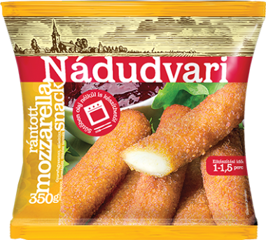 Nádudvari Rántott mozzarella snack 350 g