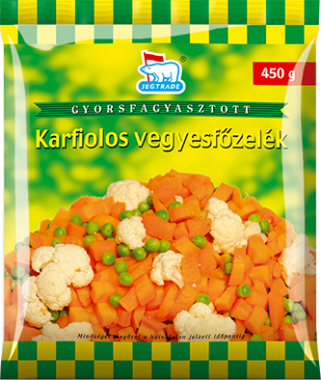 Jégtrade Karfiolos vegyesfőzelék 450 g