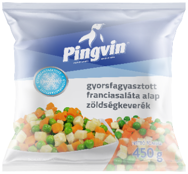 Pingvin Gyorsfagyasztott francia saláta alap 450 g