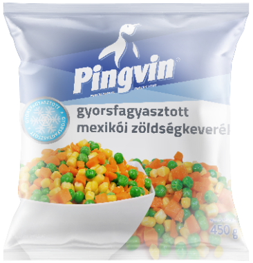 Pingvin Gyorsfagyasztott mexikói zölds. kev. 450 g