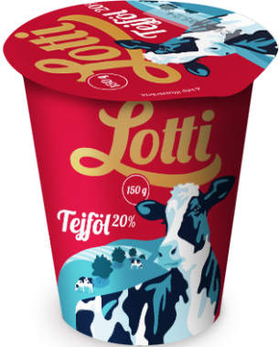 Lotti Tejföl 20% 150 g