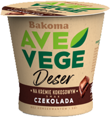 Bakoma Ave Vege csokoládé, csoki meggy vegán desszert vegyesen 150g