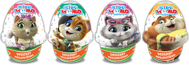 Foodnet Kid's world desszert meglepetéssel 70 g