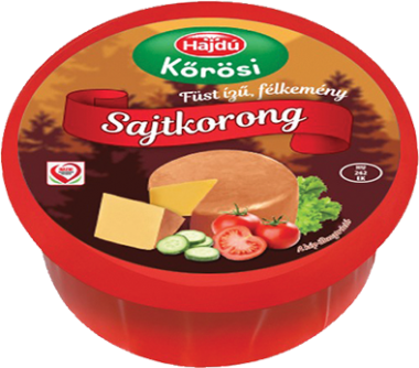 Kőröstej Hajdú sajtkorong füstölt 250 g