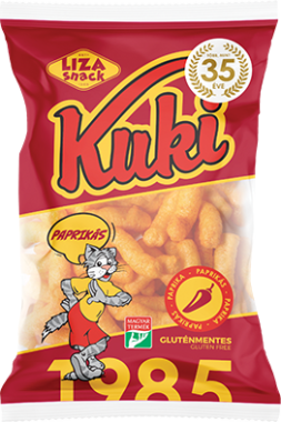 Liza snack Kuki extrudált kukoricapehely paprikás 40 g