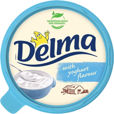 Delma margarinkrém tégelyes joghurtos 450 g