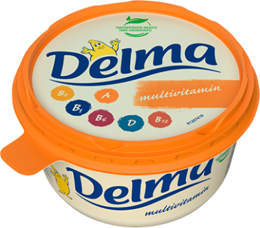 Delma margarinkrém tégelyes multivitaminos 450 g