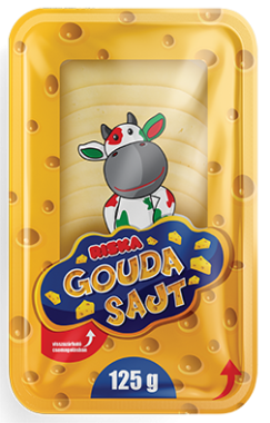 Alföldi Tej Riska sajt gouda szeletelt 125 g