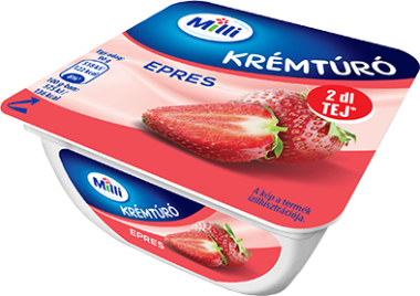 Friesland Milli Krémtúró eper 90 g