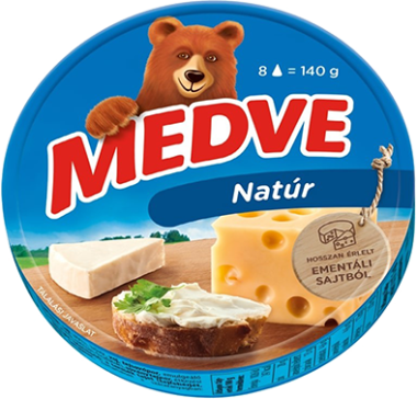Medve natúr sajt körcikkes 140 g