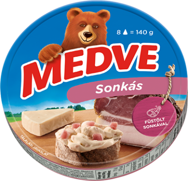 Medve sonkás sajt körcikkes 140 g