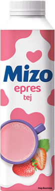 Sole-Mizo Dobozos eper ízű tej 450 ml