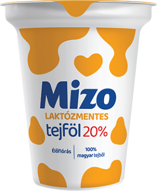 Sole-Mizo Laktózmentes tejföl 20 % 330 g