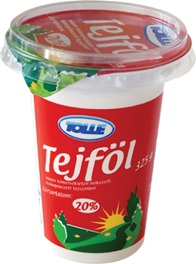 Tolnatej tejföl 20 % 325 g