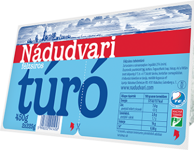 Nádudvari Félzsíros túró 450 g