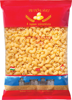 Tona Tetővári 4 tojásos száraztészta Szarvacska 500 g