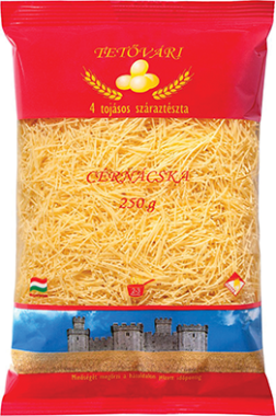 Tona Tetővári 4 tojásos száraztészta Cérnácska 250 g