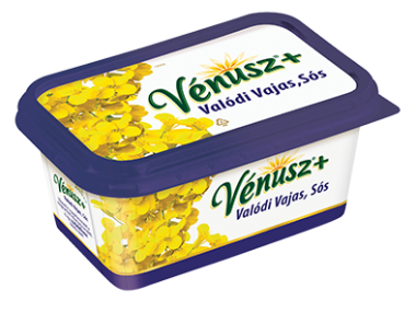 Vénusz+ margarin valódi vajas, sós 55 % 450 g