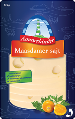 Ammerland szeletelt maasdamer 125 g