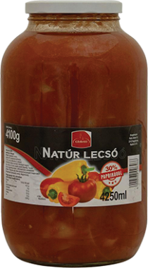 Lecsó 30% paprika Globetti 4200 g